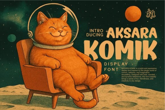 Aksara Komik Font for Bold Design