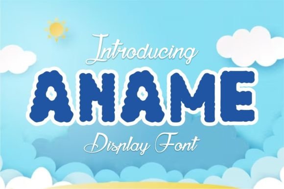 Aname Font for Creative Projects