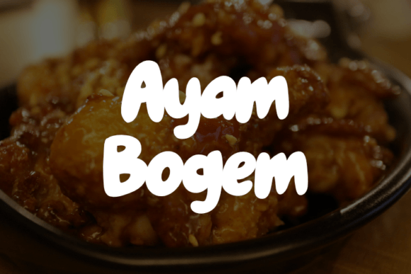 Ayam Bogem: A Versatile Display Font for Editorial Design