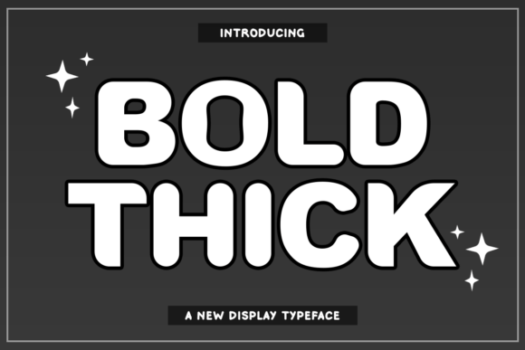 Bold Thick: A Powerful Display Font for Editorial Impact