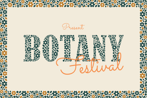 Botany Festival Font