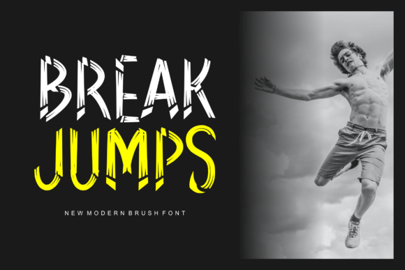 Break Jumps Font for Bold Design