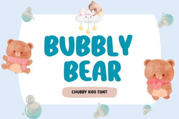Bubbly Bear Font for Creative Publishing
