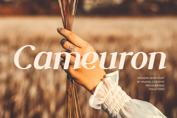 Cameuron Font for Creative Projects