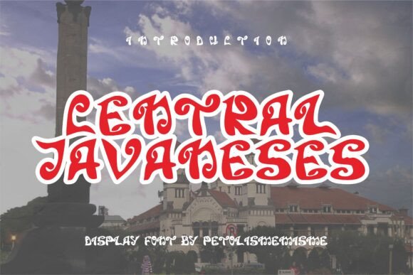 Central Javaneses: A Cultural Display Font for Editors