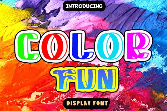 Color Fun Font for Creative Projects