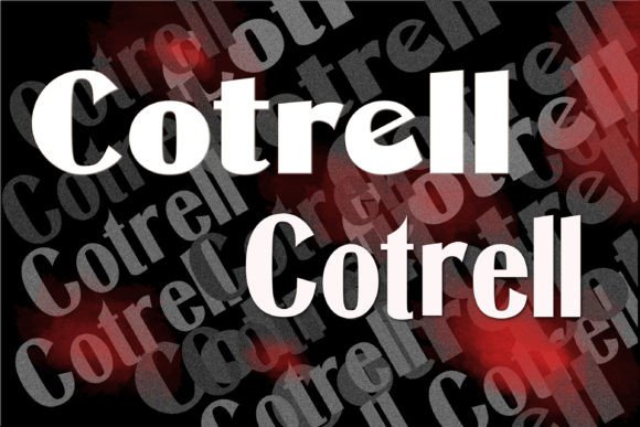 Cotrell Font: Bold & Beautiful