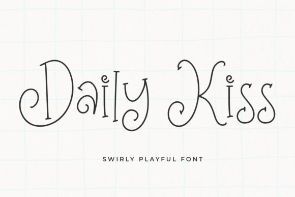 Daily Kiss Font for Creative Design