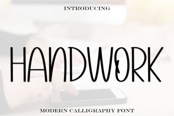 Elevate Campaign Visuals with Handwork Display Fonts