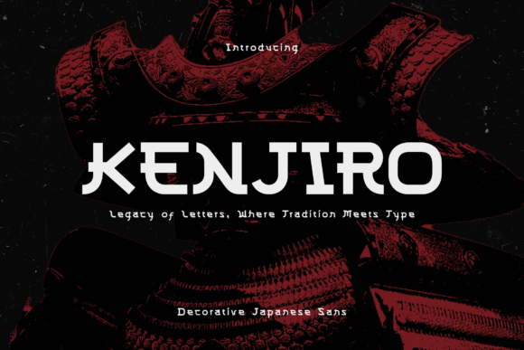 Kenjiro: A Bold Display Font for Creative Projects