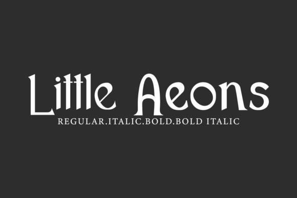Little Aeons Font for Bold Branding