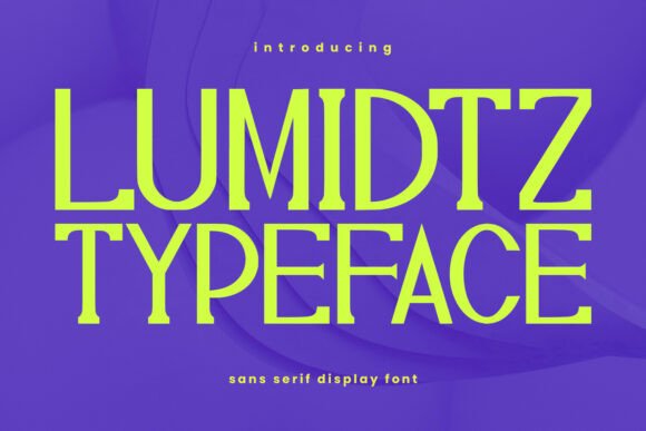 Lumidtz Font Review: Bold Modern Display for Logos
