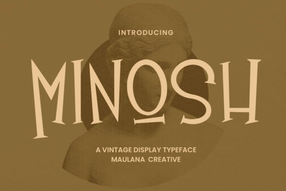 Minosh: A Vintage Display Typeface