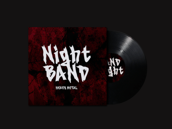 Night Band Font for Halloween Web Design