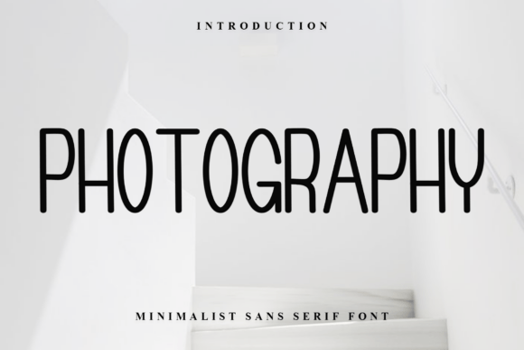 Photography Font: The Minimalist Typeface for Modern Editorial Design