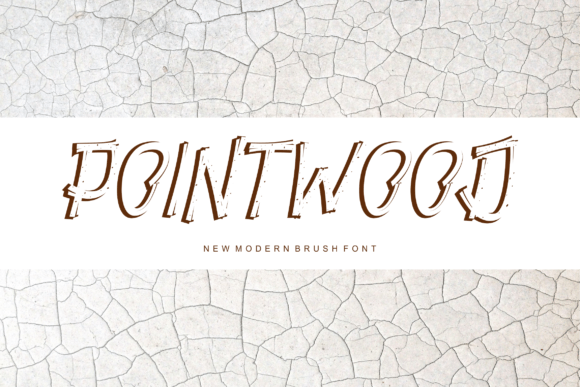 Pointwood: A Bold Display Font for Modern Design