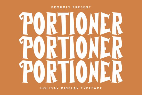 Portioner Font: Quirky Display Type