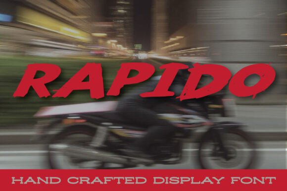 Rapido: The Dynamic Display Font for Speed-Driven Marketing