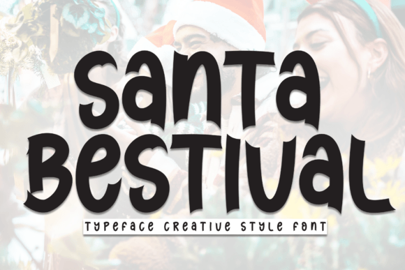 Santa Bestival: A Handwritten Display Font for Editorial Charm