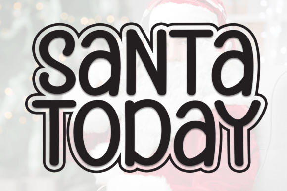 Santa Today: A Sweet Handwritten Display Font for Editorial Design