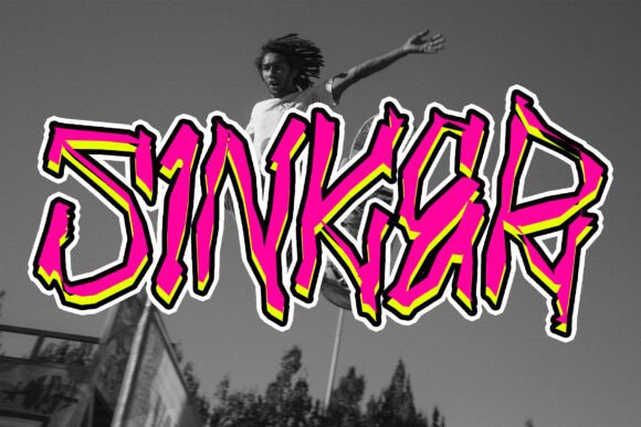 Sinker Display Font for Bold Branding