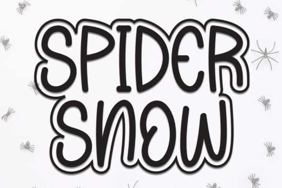 Spider Snow: A Playful Handwritten Display Font for Branding