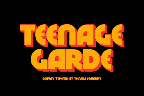 Teenage Garde Font for Bold Branding