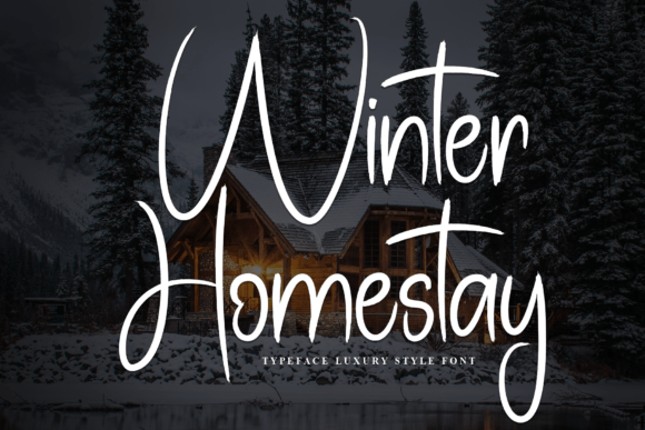 Winter Homestay: A Warm Handwritten Font for Branding