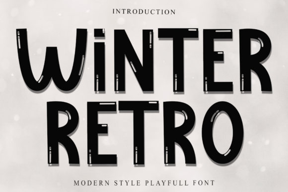 Winter Retro: The Friendly Display Font for Small Business Branding
